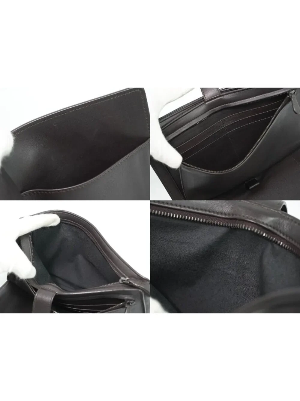 Bottega Veneta Intrecciato Continental Wallet Clutch Leather Brown